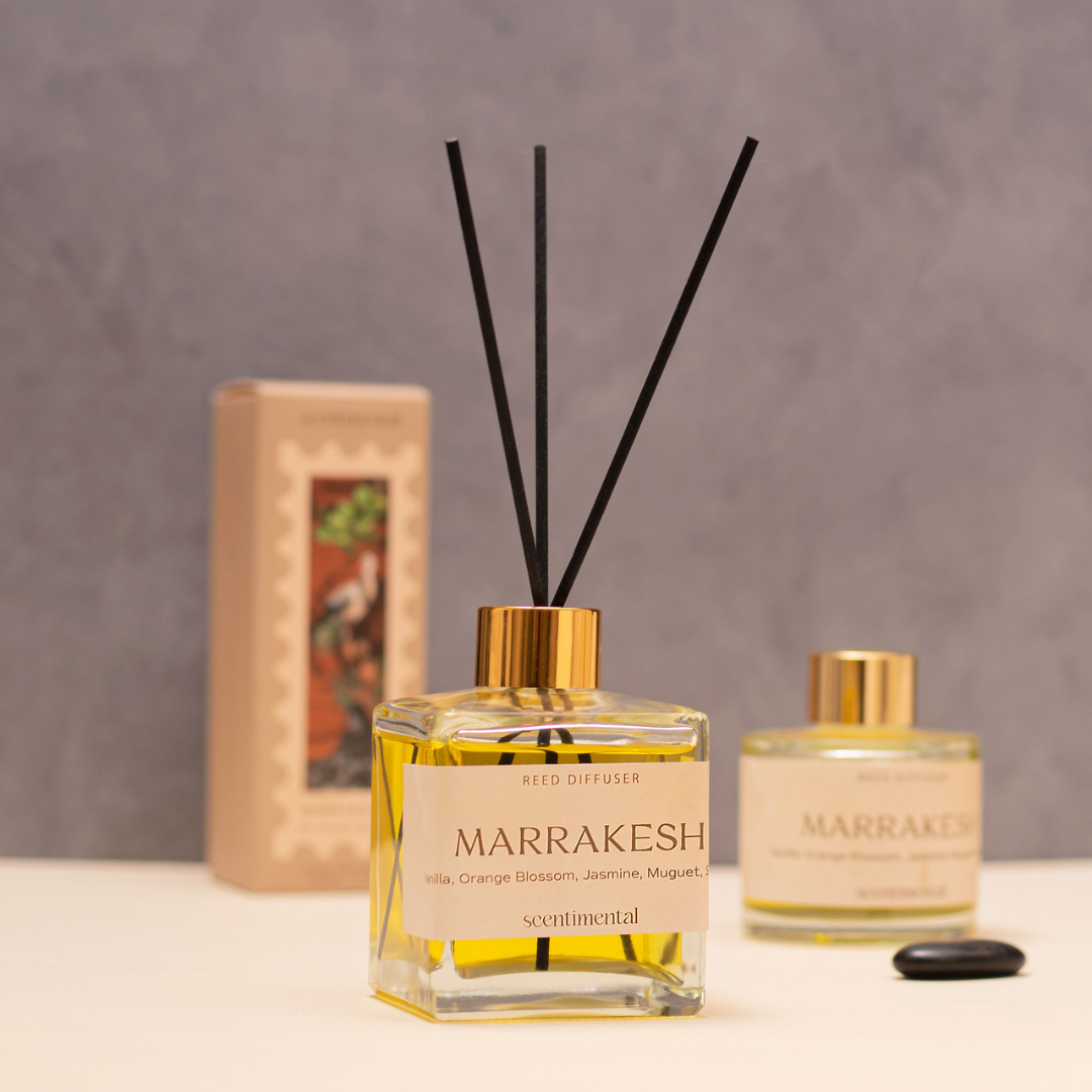 Marrakesh Reed Diffuser + Refill Bundle